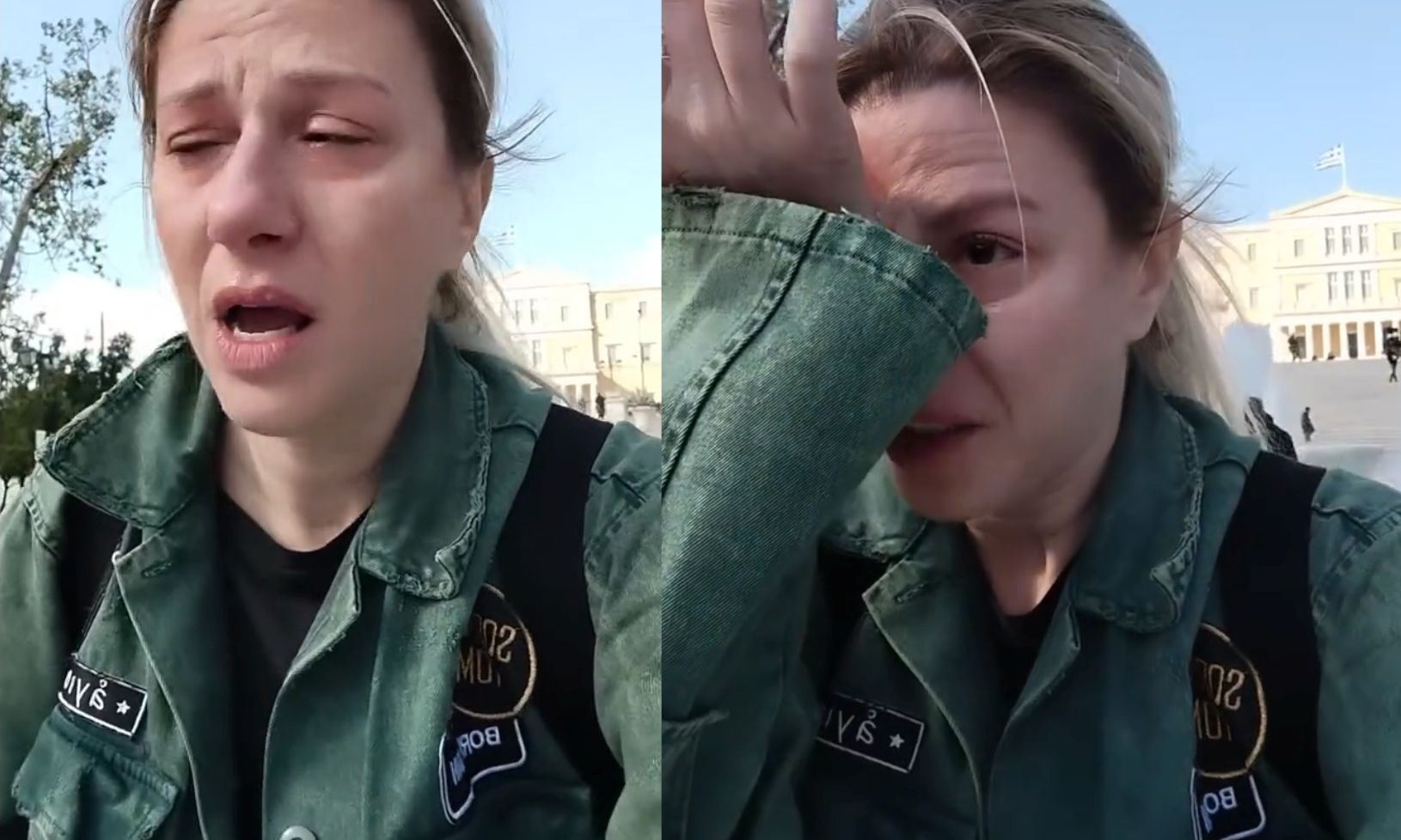 Αρετή Πασχάλη: Τραυματίστηκε η ηθοποιός στη συγκέντρωση για τα Τέμπη: «Ένιωσα το κάψιμο...»