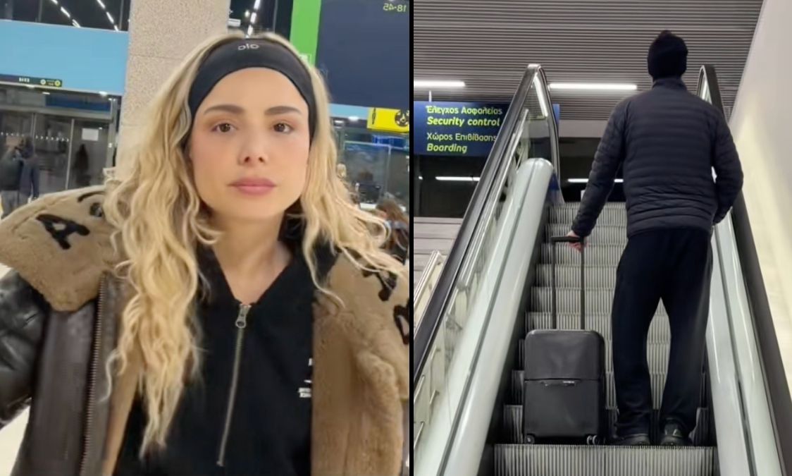 Νίνο- Ζόζεφιν: «Πήρα το πρώτο αεροπλάνο και πήγα στο νησί του»-Το βίντεο στο αεροδρόμιο έγινε viral