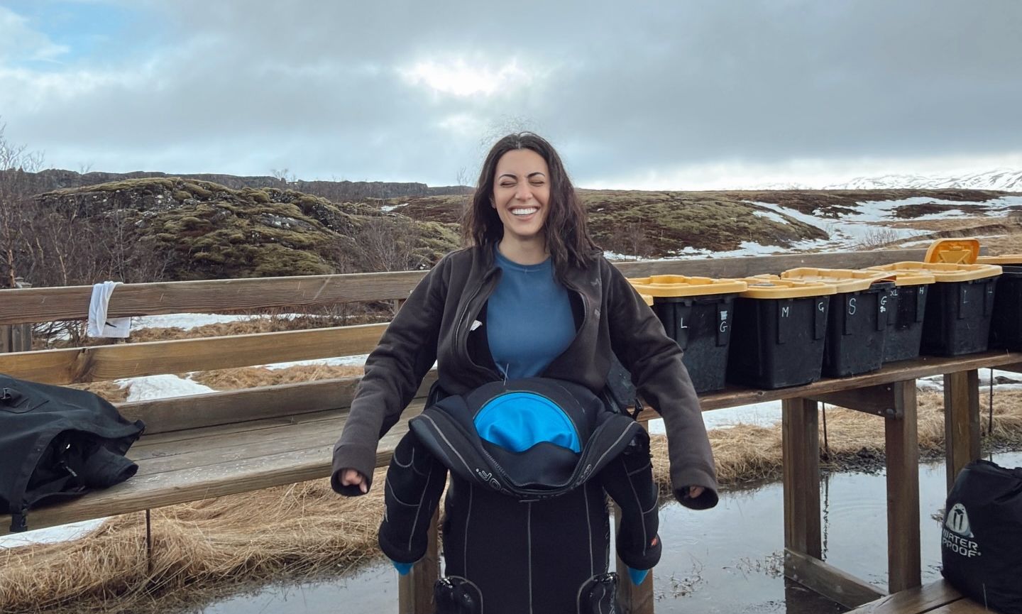 Ευγενία Σαμαρά: Μαγική εμπειρία στη Silfra – Κολυμπώντας ανάμεσα σε δύο ηπείρους