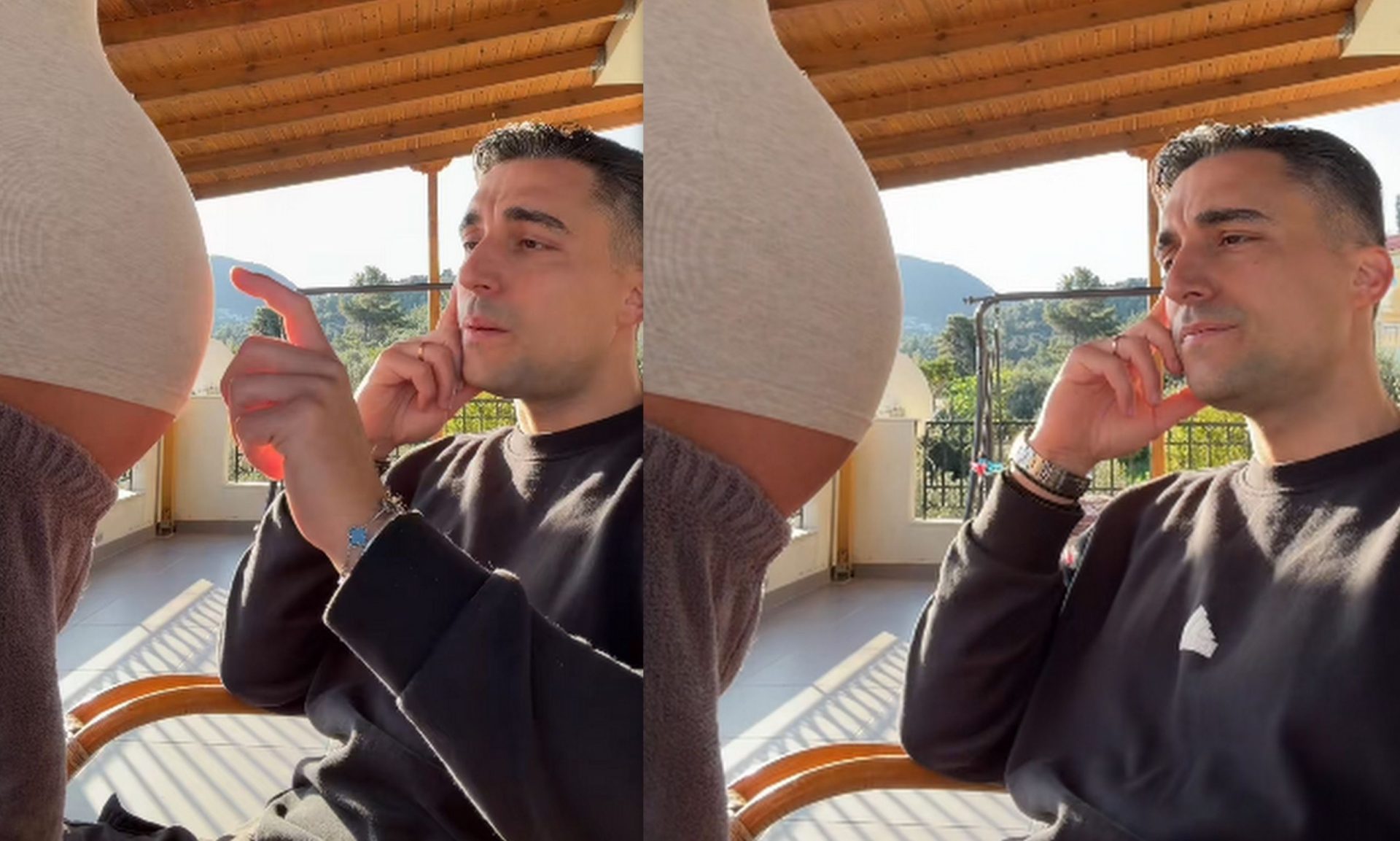 Επικό!Ο Σάκης Κατσούλης ανυπομονεί να γνωρίσει τον γιο του & του... κλείνει ραντεβού από την κοιλιά!