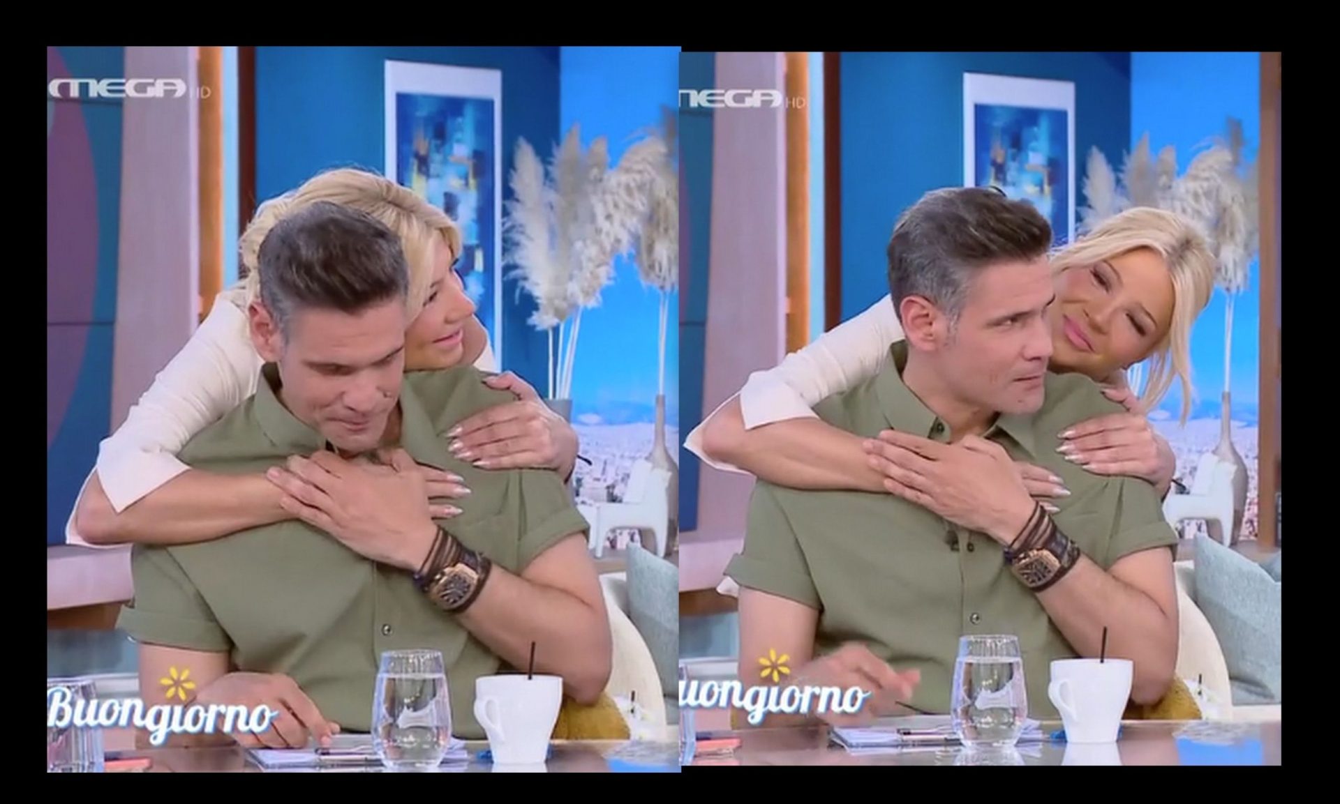 Buongiorno: Συγκίνηση στο πλατό – Η αγκαλιά της Φαίης στον Δημήτρη Ουγγαρέζο