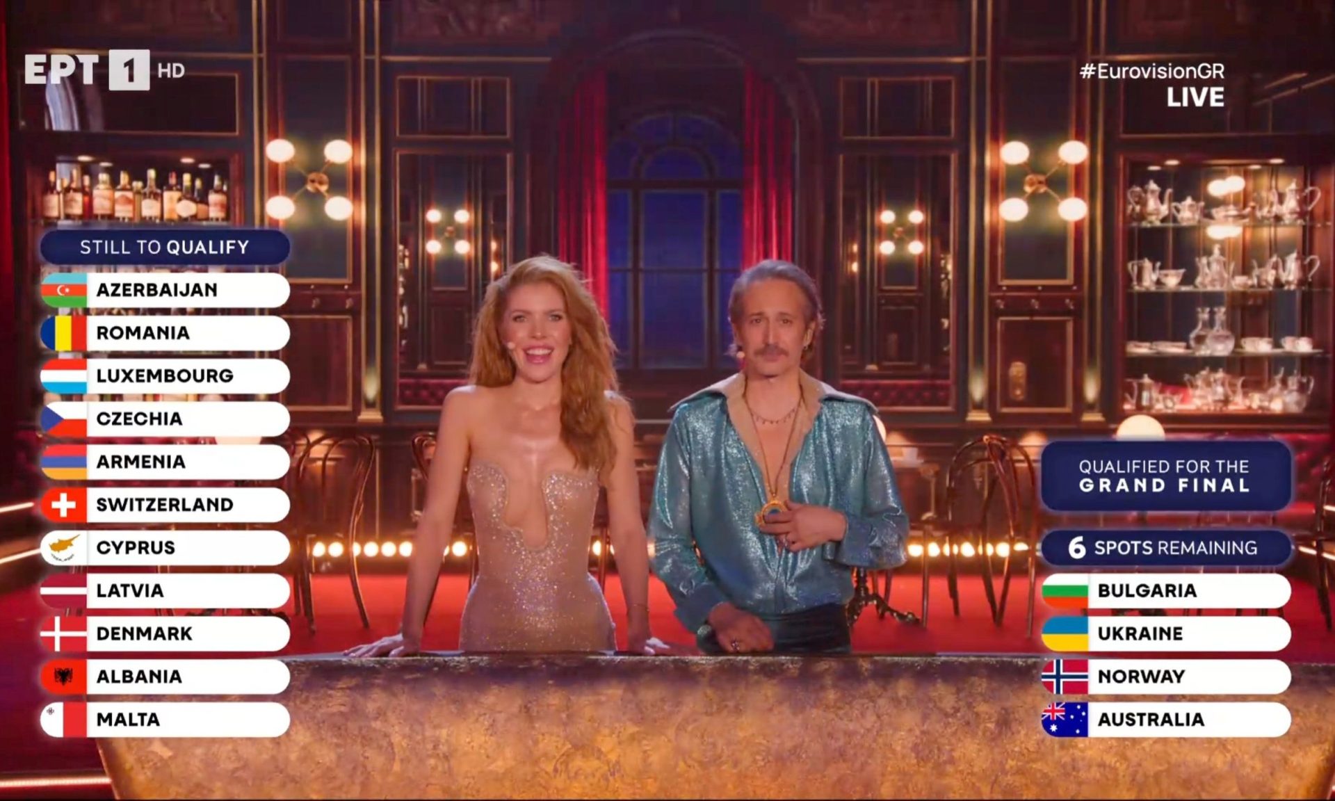 Eurovision 2026 - Β' Ημιτελικός: Αυτές οι χώρες πέρασαν στον μεγάλο τελικό!