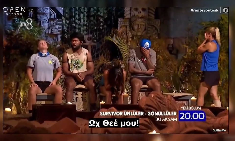 Survivor: Το σοκ των Τούρκων παικτών όταν ενημερώθηκαν on air για τον τραυματισμό του Σταύρου Φλώρου