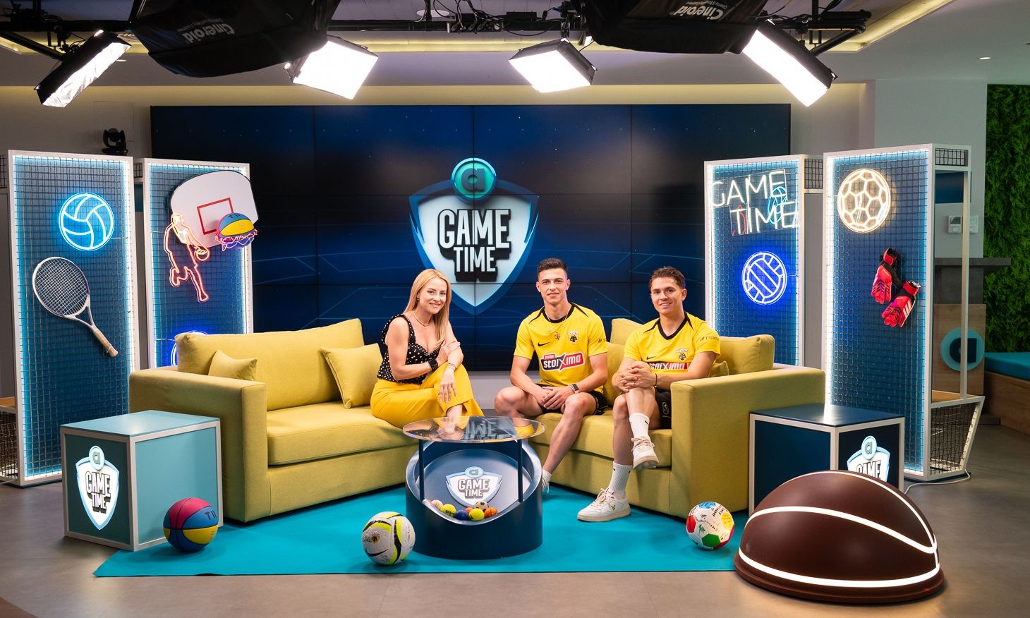 Πήλιος και Καλοσκάμης στο Allwyn Game Time σε ένα επεισόδιο για πρωταθλητές
