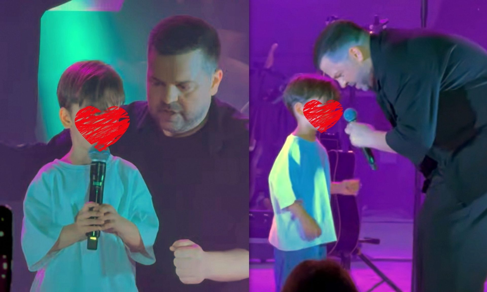 Πιο cute δεν γίνεται! Ο 4χρονος γιος του Νίκου Απέργη ανέβηκε στη σκηνή μαζί του & τραγούδησε Akyla