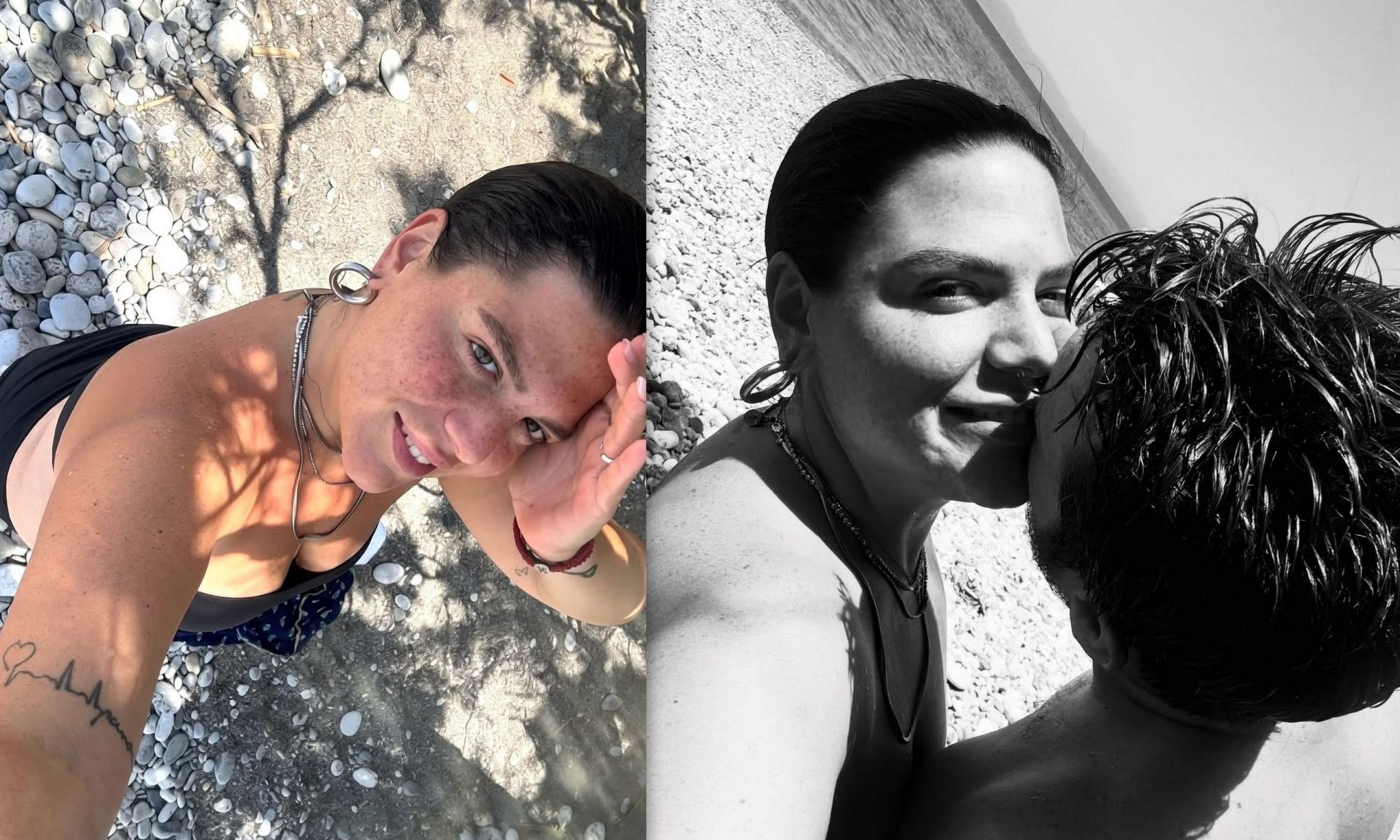 Ένα μεγάλο φωτεινό καλοκαίρι για τη Μπάρκα-Οι φωτό από την παραλία & το καυτό φιλί με τον σύζυγό της