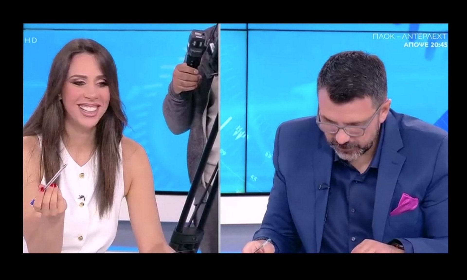 Ο Ιακωβίδης έφερε αναστάτωση στο πλατό! Η ατάκα της Γεωργαντή και η αντίδραση του Κολοκυθά