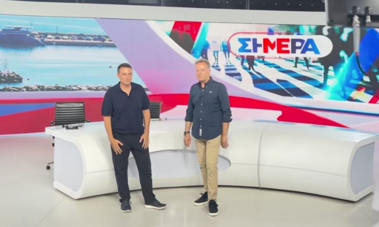 Οικονόμου - Πιτταράς: Έκαναν το πρώτο δοκιμαστικό στο ΣΚΑΪ πριν την πρεμιέρα τους