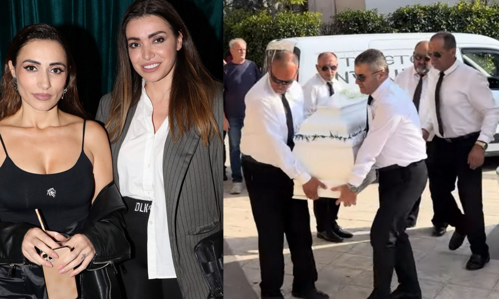 Μανούσος Φαρμάκης: Ανείπωτη θλίψη στην κηδεία του 32χρονου αδελφού της Όλγας & της Γωγώς Φαρμάκη