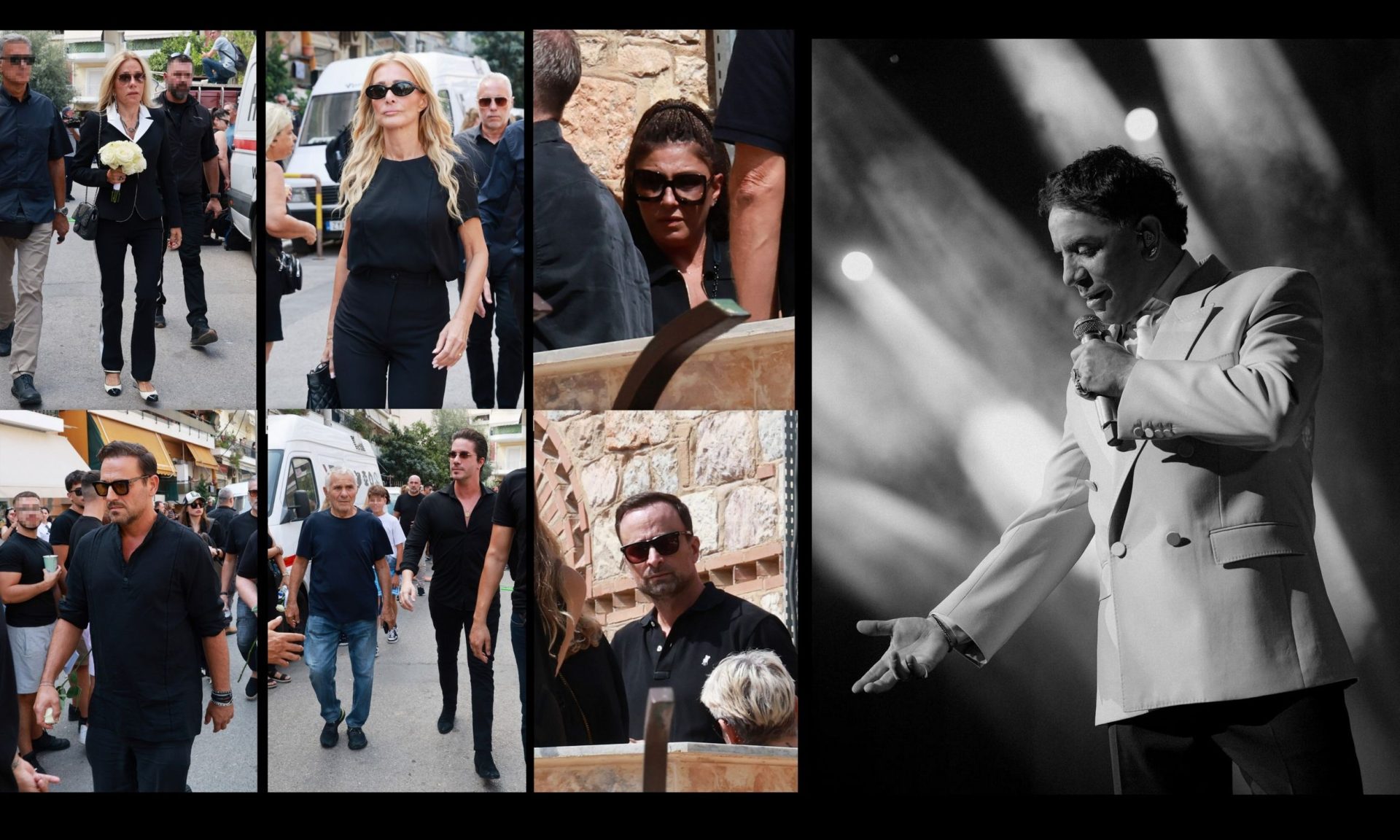 Σύσσωμη η showbiz στην κηδεία του Γιώργου Μαζωνάκη