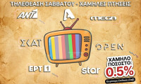 Στα χαμηλά - Όλες οι τηλεθεάσεις του Σαββάτου που θύμισαν τα ποσοστά του Τηλεβόα - Ποιος έκανε 0.5%;