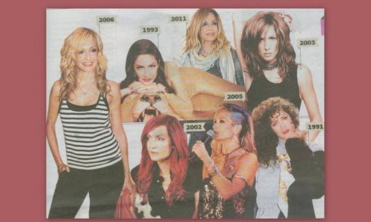 Οι αλλαγές στο image της Άννας Βίσση στο πέρασμα των χρόνων