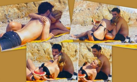 Μιχάλης-Ζέτα: Καυτά φιλιά και αγκαλιές σε παραλία της Πάρου