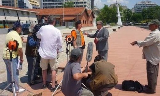 Φωτογραφίες από τα γυρίσματα της ταινίας που θα πρωταγωνιστήσει ο Ψωμιάδης