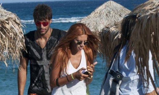 Πρίντεζης- Τσιάμη: Χαλαρές στιγμές στην παραλία