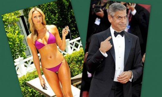 George Clooney: Ακόμη με την Stacey Keibler