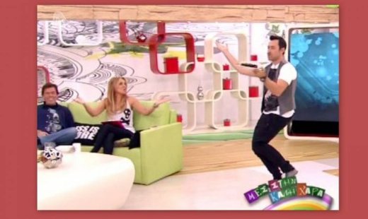 Ο Θέμης Γεωργαντάς σε μεγάλα κέφια (απολαυστικό video)