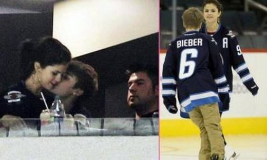 Justin Bieber – Selena Gomez: Μια βραδιά στο χόκεϊ
