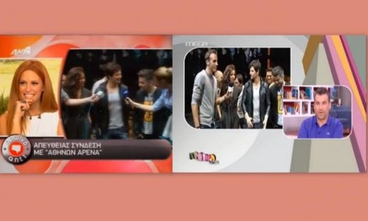 Videos: Ο Σάκης Ρουβάς, η ζωντανή σύνδεση με τα πρωινά και το... μπάχαλο!