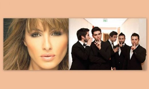 Η Έλενα Παπαρίζου στην τελετή έναρξης των Χριστουγέννων