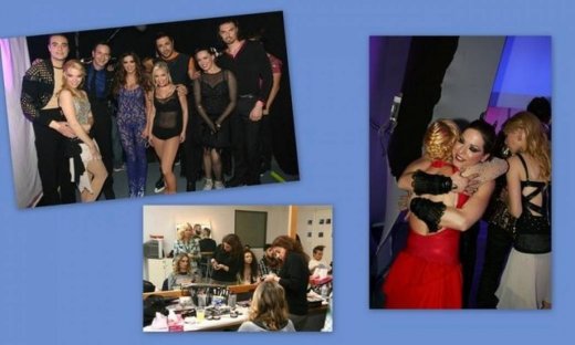 Δείτε φωτογραφίες από τα παρασκήνια του «Dancing on ice»