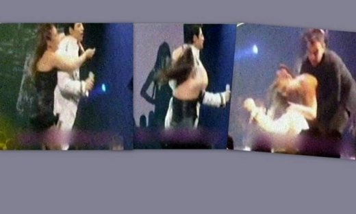 Θαυμάστρια έριξε το Σάκη Ρουβά στα πατώματα