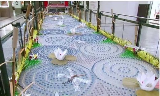 Τα οικολογικά νούφαρα: μια καλλιτεχνική εγκατάσταση