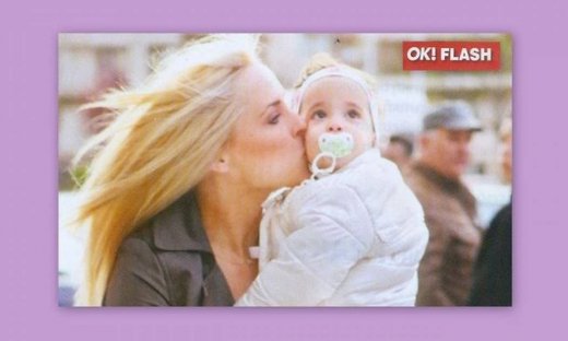 Έλενα Ασημακοπούλου: Τρυφερό φιλί στην κόρη της