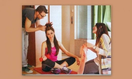 Η Κατερίνα Παπουτσάκη είναι σε … φόρμα