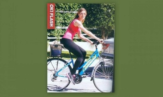 Ζέτα Δούκα: Βόλτα με το ποδήλατό της