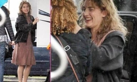 Η Kate Winslet στα πλατό της νέας της ταινίας