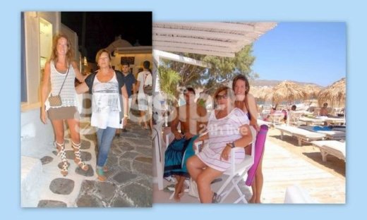 Εύα Λάσκαρη: Διακοπές με τη μαμά της