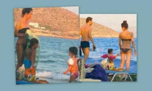 Ευθυμιάδης – Ντιμιτριέβιτς: Στη θάλασσα με τις κόρες τους