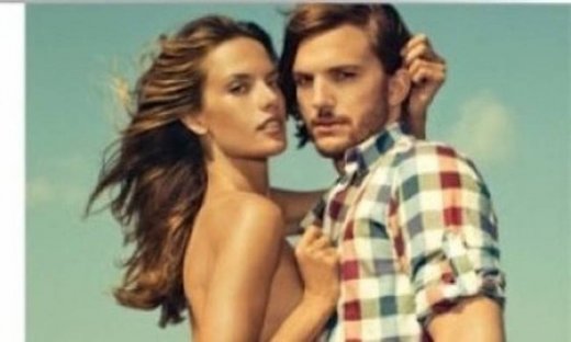 Ashton Kutcher-Alessandra Ambrosio: Ποζάρουν αγκαλιά