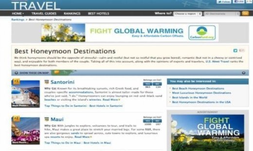 Σαντορίνη και Κρήτη στους top προορισμούς για μήνα του μέλιτος!