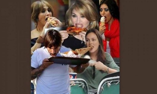 Junk Food: Οι celebrities του δίνουν και καταλαβαίνει!