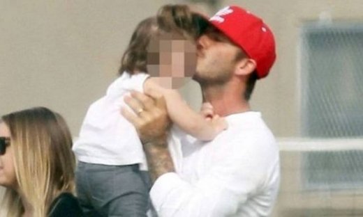 David Beckham: Παιχνίδια με την κόρη του