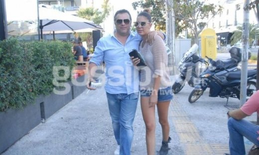 Γιώργος Δασκουλίδης: Με την σύντροφό του βόλτα στη Γλυφάδα