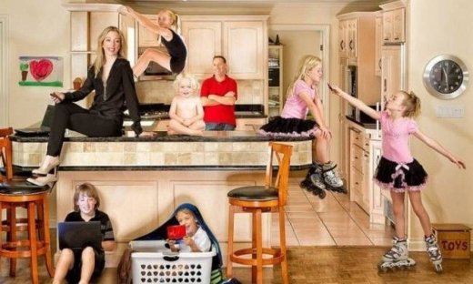 Οικογενειακές φωτογραφίες που αψηφούν τους νόμους της βαρύτητας!