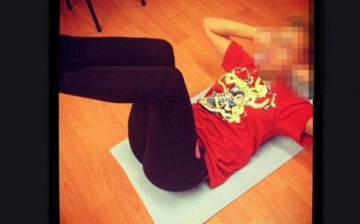 Ώρα γυμναστικής για την…