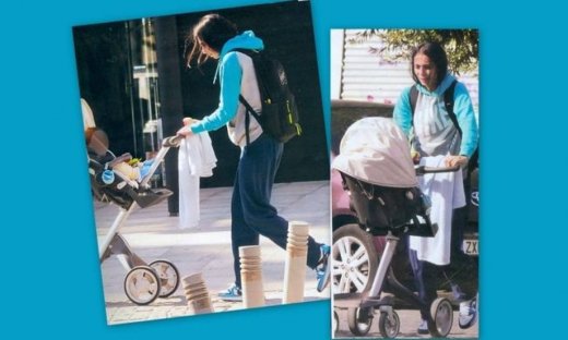 Ολυμπία Χοψονίδου: Mε το μικρό της γιο σε πρωινή βόλτα!