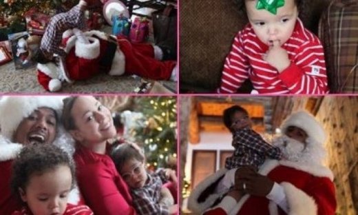 Χριστουγεννιάτικες στιγμές με τη Mariah Carey, τον Nick Cannon και τα δίδυμα