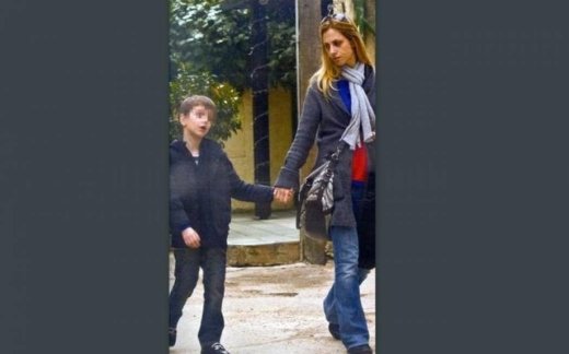 Ντορέττα Παπαδημητρίου: Βόλτα με τον γιο της, Φίλιππο