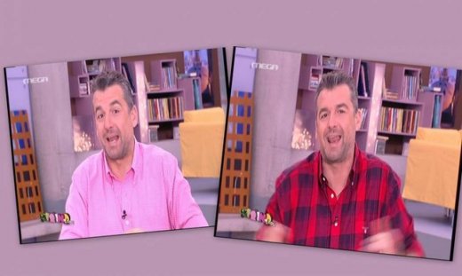 Ο Γιώργος Λιάγκας και τα καρό πουκάμισα!