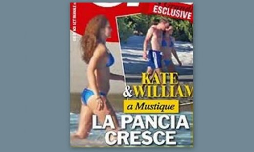 Δείτε πρώτη φορά την Kate Middleton με φουσκωμένη κοιλίτσα και μαγιό