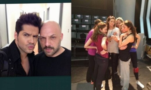 Φωτογραφίες από τα backstage του τελικού του «Dancing with the stars»