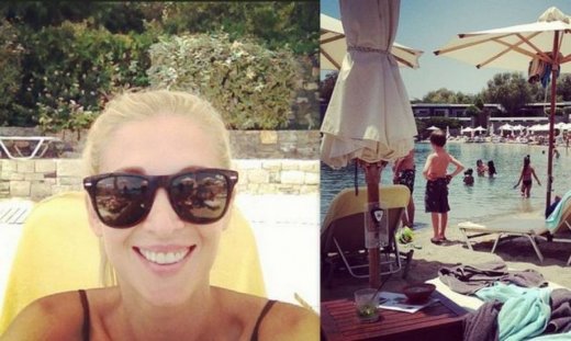 Νίκη Κάρτσωνα: Απολαμβάνει τις βουτιές της στο Λαγονήσι!