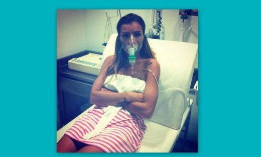 Η Χριστίνα Κολέτσα στο νοσοκομείο