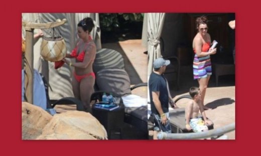 H Britney Spears ξαναχτυπά! Αυτή τη φορά με κοραλλί μαγιό και περιττά κιλά!
