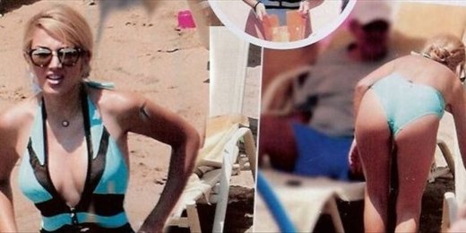 Κωνσταντίνα Σπυροπούλου: Το σιέλ μαγιό που… ξετρέλανε την παραλία